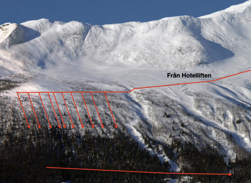 Den sista markerade nedfarten väster om Hotelliften, BE:s löpa, är döpt efter Kittelfjällsonen Bengt-Erik Grahn, en av Sveriges första alpina stjärnor. Den ska ni såklart prova!