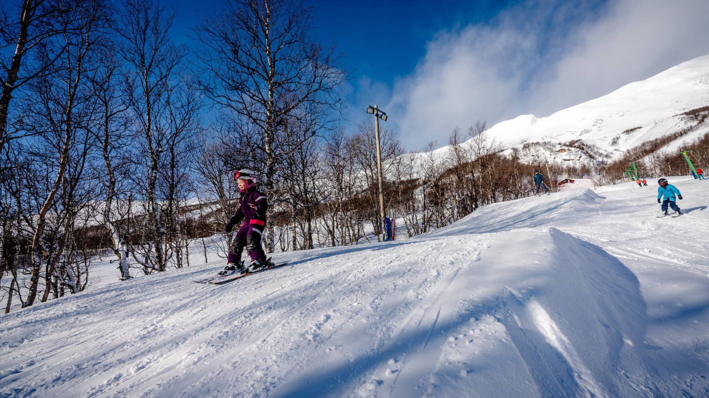 Vill du lära dig åka skidor tillsammans med andra skidkompisar? Då är gruppskidskolan något för dig. Tillsammans har vi så kul som möjligt på skidor. Vi tränar på skidteknik och hur man är en bra skidkompis – att åka skidor är roligare med schyssta kompisar!