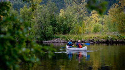 Hyr kanot, kajak, båt eller cyklar hos Kittelfjäll Outdoor