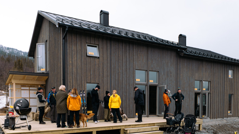 Snöbris - stugor i Kittelfjäll