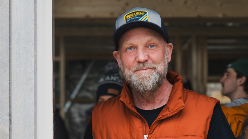 Patrik Berg är en av Kittelfjälls entreprenörer som driver byns utveckling framåt med önskan om en levande fjällort året runt.