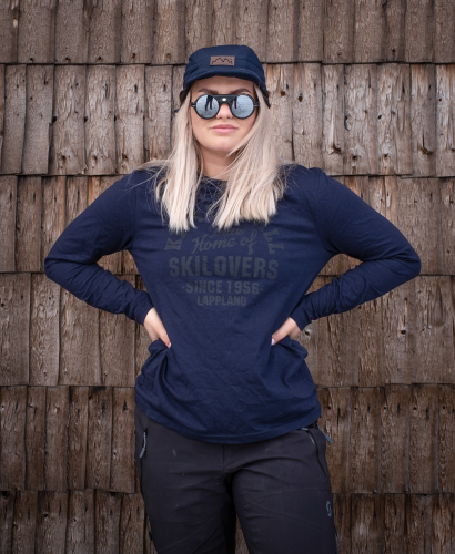 Kittelfjäll Design T-shirt Långärmad Lady, Navy